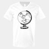 V-Neck Heavy Cotton 100% T-Shirt Thumbnail