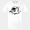 V-Neck Heavy Cotton 100% T-Shirt Thumbnail