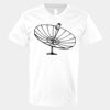V-Neck Heavy Cotton 100% T-Shirt Thumbnail