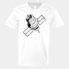 V-Neck Heavy Cotton 100% T-Shirt Thumbnail
