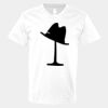 V-Neck Heavy Cotton 100% T-Shirt Thumbnail