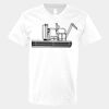 V-Neck Heavy Cotton 100% T-Shirt Thumbnail