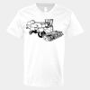 V-Neck Heavy Cotton 100% T-Shirt Thumbnail