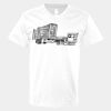 V-Neck Heavy Cotton 100% T-Shirt Thumbnail