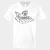V-Neck Heavy Cotton 100% T-Shirt Thumbnail