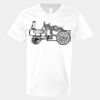 V-Neck Heavy Cotton 100% T-Shirt Thumbnail