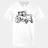 V-Neck Heavy Cotton 100% T-Shirt Thumbnail