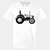 V-Neck Heavy Cotton 100% T-Shirt Thumbnail