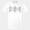 V-Neck Heavy Cotton 100% T-Shirt Thumbnail