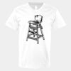 V-Neck Heavy Cotton 100% T-Shirt Thumbnail