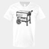 V-Neck Heavy Cotton 100% T-Shirt Thumbnail