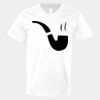 V-Neck Heavy Cotton 100% T-Shirt Thumbnail