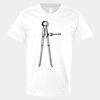 V-Neck Heavy Cotton 100% T-Shirt Thumbnail