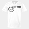 V-Neck Heavy Cotton 100% T-Shirt Thumbnail