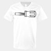 V-Neck Heavy Cotton 100% T-Shirt Thumbnail