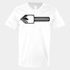 V-Neck Heavy Cotton 100% T-Shirt Thumbnail