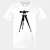 V-Neck Heavy Cotton 100% T-Shirt Thumbnail