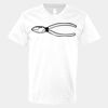 V-Neck Heavy Cotton 100% T-Shirt Thumbnail