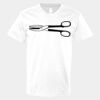 V-Neck Heavy Cotton 100% T-Shirt Thumbnail