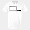 V-Neck Heavy Cotton 100% T-Shirt Thumbnail