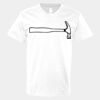 V-Neck Heavy Cotton 100% T-Shirt Thumbnail