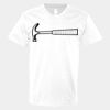 V-Neck Heavy Cotton 100% T-Shirt Thumbnail