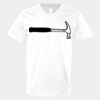 V-Neck Heavy Cotton 100% T-Shirt Thumbnail