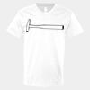 V-Neck Heavy Cotton 100% T-Shirt Thumbnail