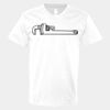V-Neck Heavy Cotton 100% T-Shirt Thumbnail