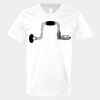 V-Neck Heavy Cotton 100% T-Shirt Thumbnail