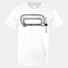 V-Neck Heavy Cotton 100% T-Shirt Thumbnail