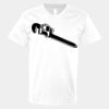 V-Neck Heavy Cotton 100% T-Shirt Thumbnail