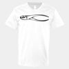 V-Neck Heavy Cotton 100% T-Shirt Thumbnail