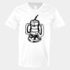 V-Neck Heavy Cotton 100% T-Shirt Thumbnail