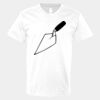 V-Neck Heavy Cotton 100% T-Shirt Thumbnail