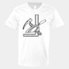 V-Neck Heavy Cotton 100% T-Shirt Thumbnail
