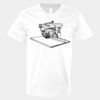 V-Neck Heavy Cotton 100% T-Shirt Thumbnail