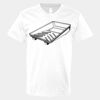 V-Neck Heavy Cotton 100% T-Shirt Thumbnail