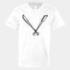 V-Neck Heavy Cotton 100% T-Shirt Thumbnail