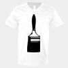 V-Neck Heavy Cotton 100% T-Shirt Thumbnail
