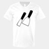 V-Neck Heavy Cotton 100% T-Shirt Thumbnail