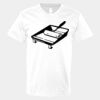 V-Neck Heavy Cotton 100% T-Shirt Thumbnail