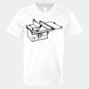 V-Neck Heavy Cotton 100% T-Shirt Thumbnail