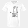 V-Neck Heavy Cotton 100% T-Shirt Thumbnail