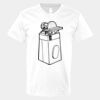 V-Neck Heavy Cotton 100% T-Shirt Thumbnail