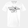 V-Neck Heavy Cotton 100% T-Shirt Thumbnail