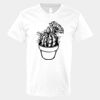 V-Neck Heavy Cotton 100% T-Shirt Thumbnail