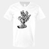 V-Neck Heavy Cotton 100% T-Shirt Thumbnail