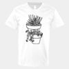 V-Neck Heavy Cotton 100% T-Shirt Thumbnail