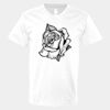 V-Neck Heavy Cotton 100% T-Shirt Thumbnail